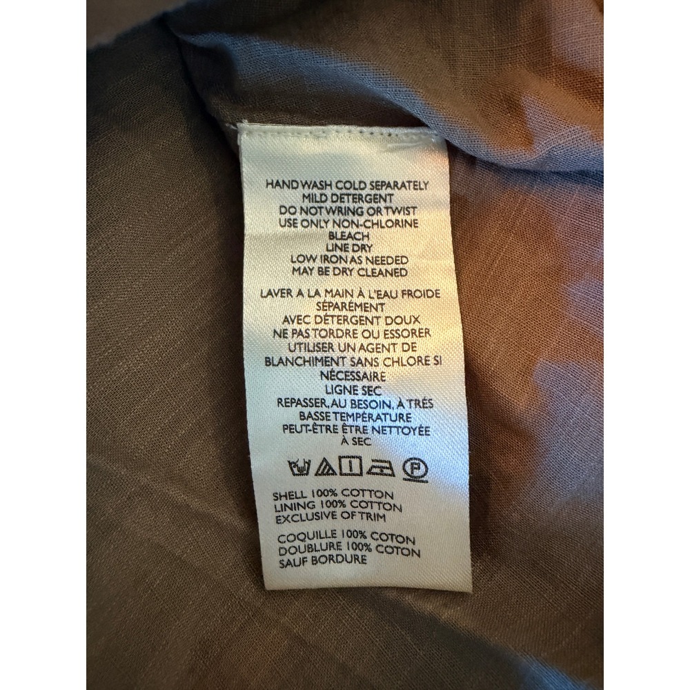 Anthropologie Pilcro Mock Neck Swing Mini Dress Olive Green Babydoll Lace Dress - Picture 10 of 12